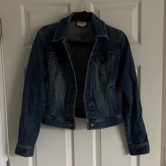 LOFT Jackets & Blazers - LOFT Dark Blue Denim Jean Jacket